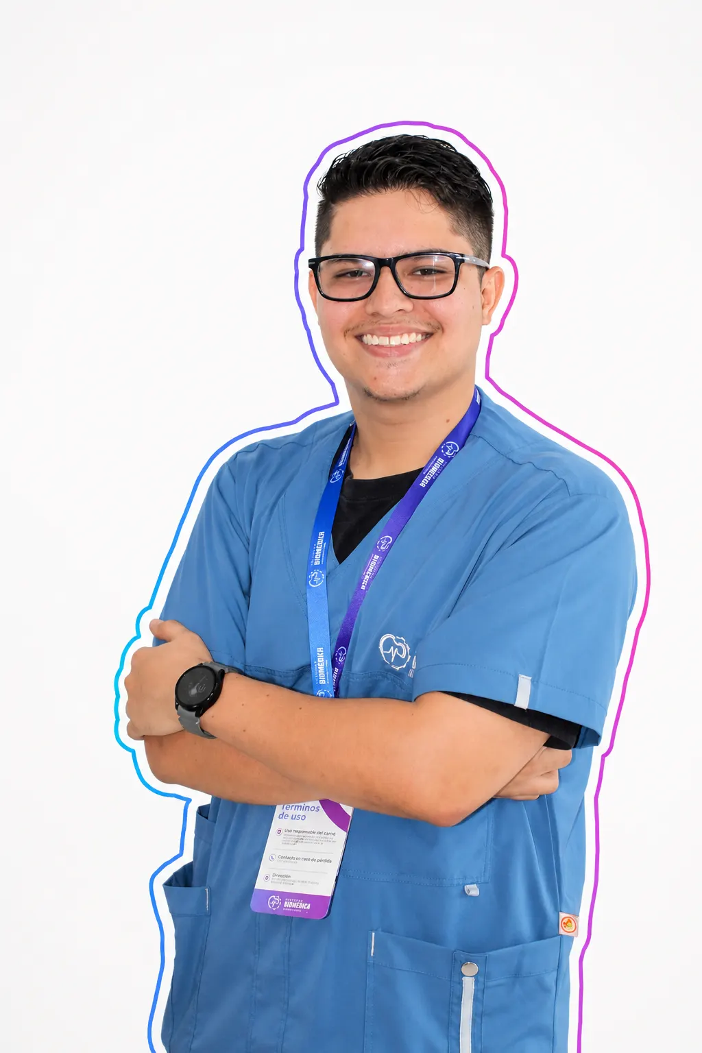 Retrato corporativo de Sebastian Berrocal, Ingeniero Clínico en Sociedad Biomédica